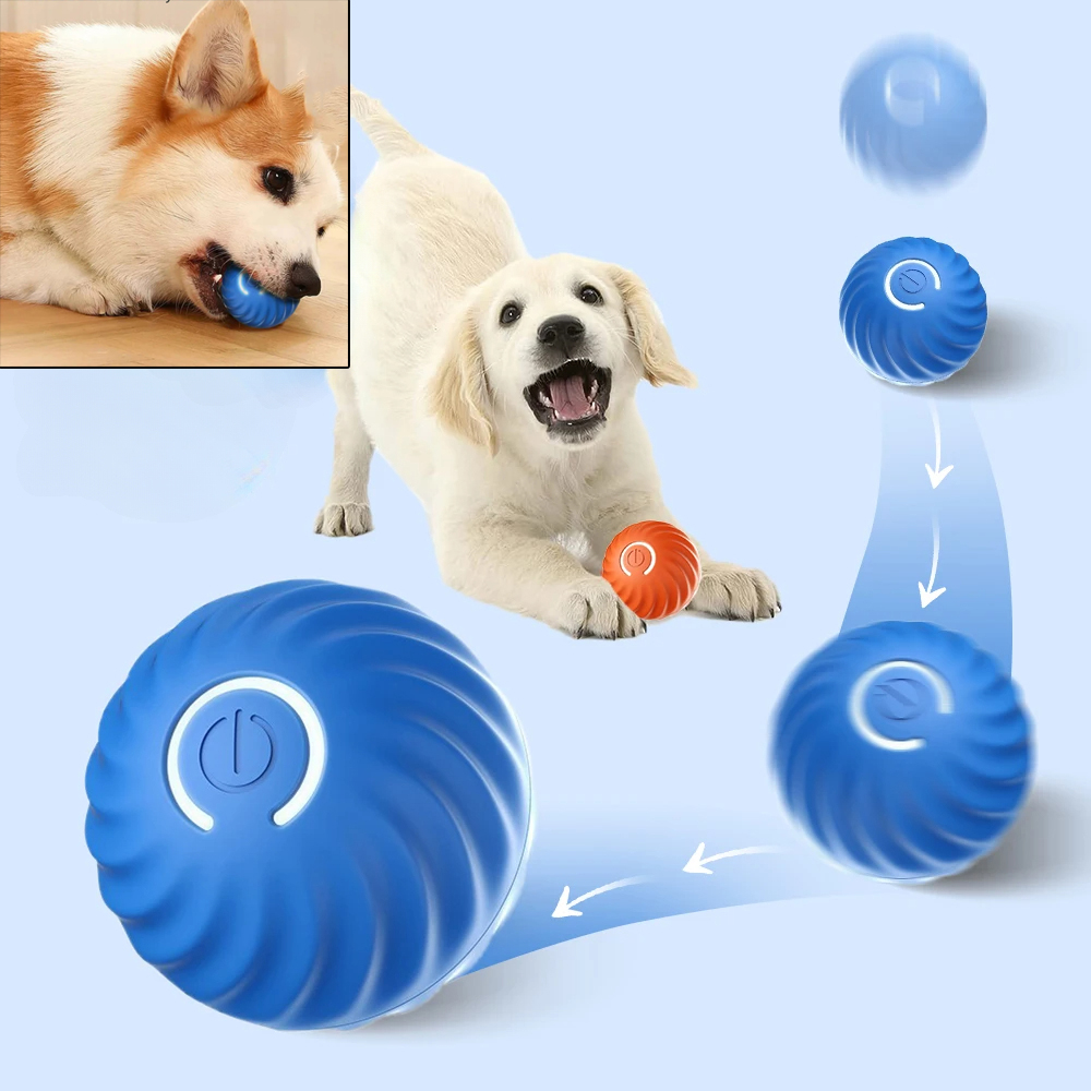 Automatic Moving Dog Ball - Bola Mainan Anjing Otomatis Bergerak Melantun
