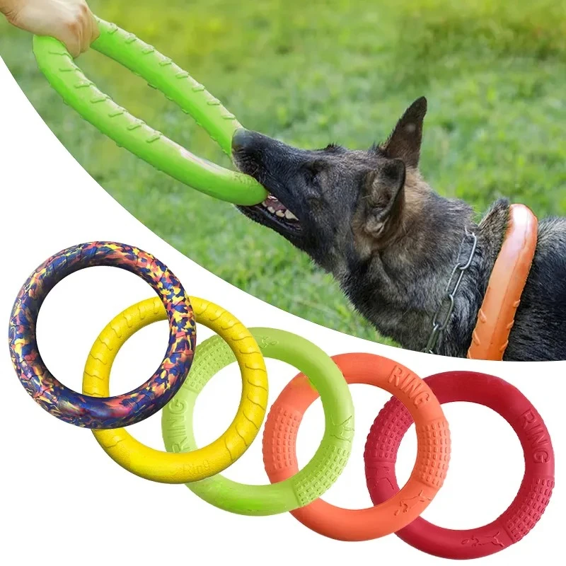 Indestructible Dog Chew Toy - Mainan anjing hewan peliharaan cakram terbang