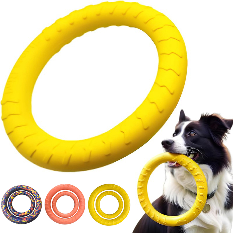 Flying Disc Dog Training Toy - Mainan Anjing, Cakram Terbang untuk Hewan