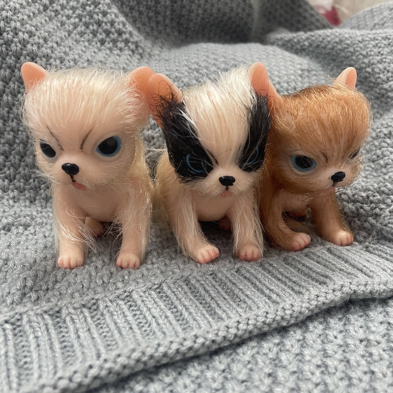 Interactive Squeaky Plush Dog Toy - Boneka Anjing Chihuahua Mini Lucu 5