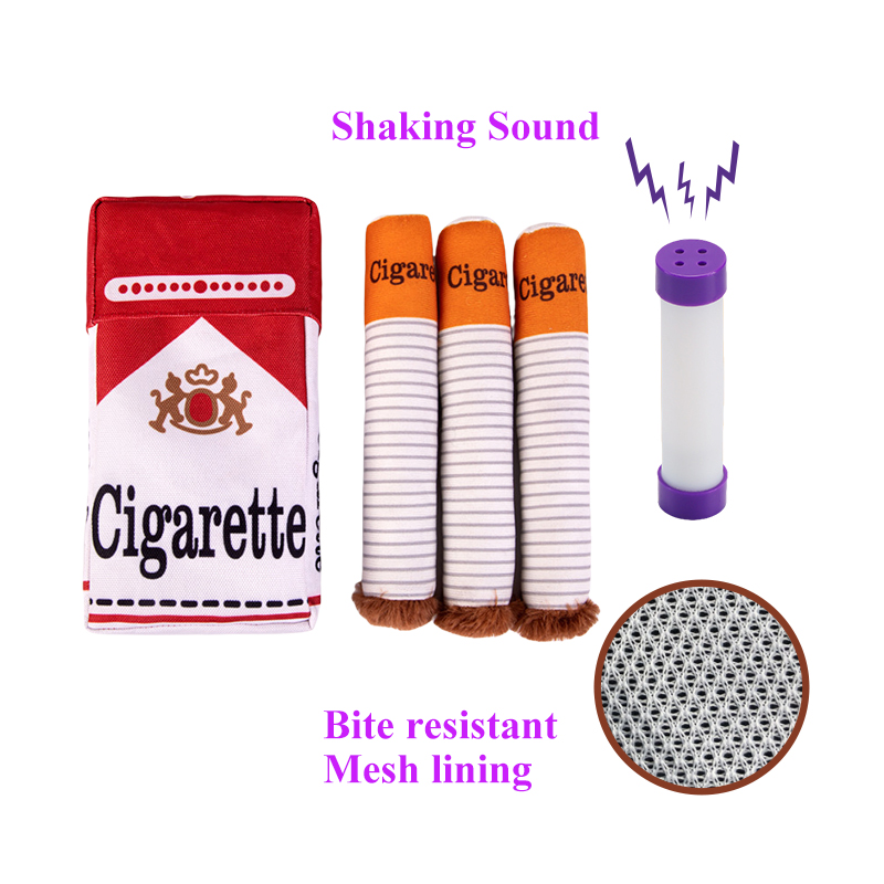 Mainan Anjing Rokok Mainan Kun - Interactive Squeaky Plush Dog Toy ulasan dan harga