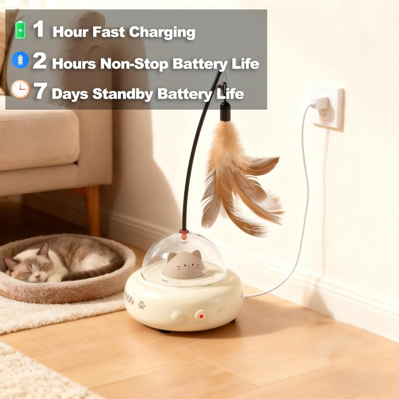 Mainan Kucing Interaktif 2 in  - Laser Pointer Cat Toy Automatic ulasan dan harga