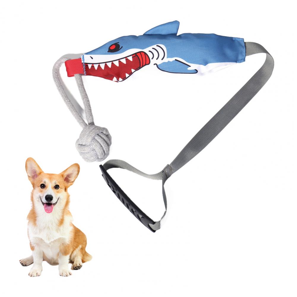 Mainan Tali Tarik Hiu dengan S - Suction Cup Dog Tug Toy ulasan dan harga