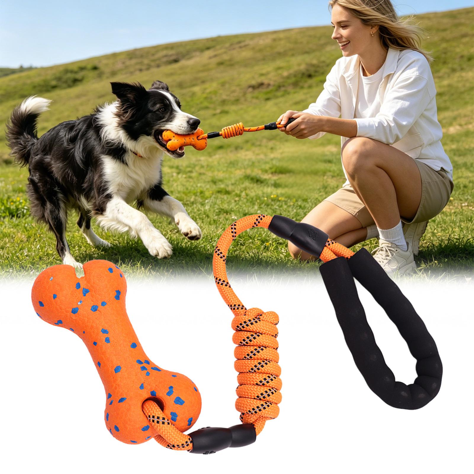 Mainan Tali Kunyah untuk Anjin - Dog Rope Toy Aggressive Chewers ulasan dan harga