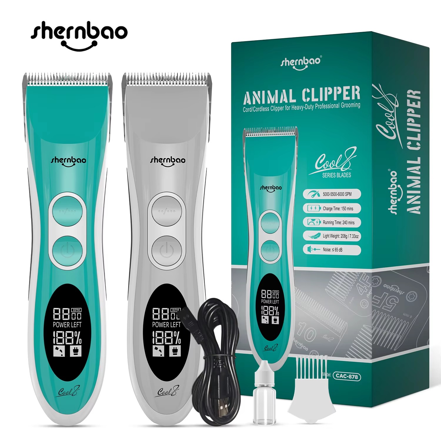 Shernbao CAC-878 Alat Cukur He - Pet Grooming ulasan dan harga