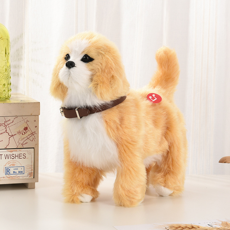 Mainan Anjing Mewah Elektronik - Interactive Squeaky Plush Dog Toy ulasan dan harga